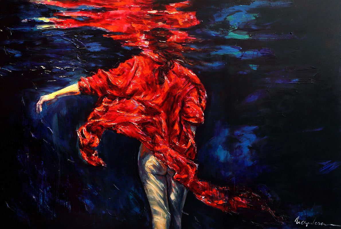 Red Goddess Floating II