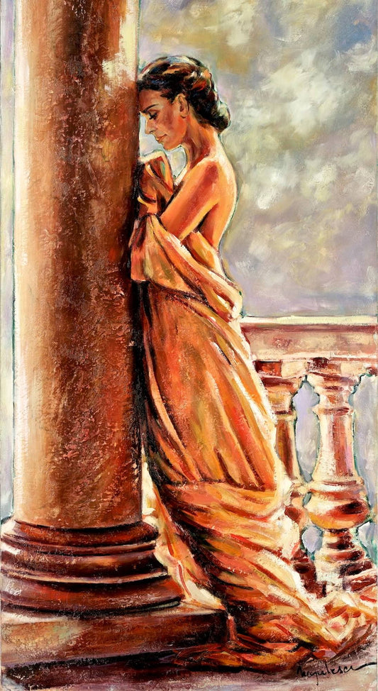 Girl with Column ( Original / Artist Proof )